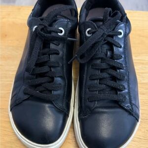 Birkenstock Women's Black Leather Sneakers